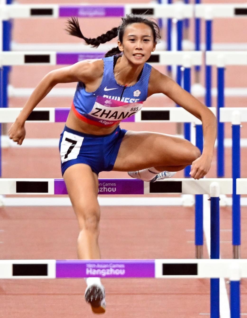 本校田徑隊張博雅參加2022第19屆杭州亞運會 獲得女子100m跨欄第4名