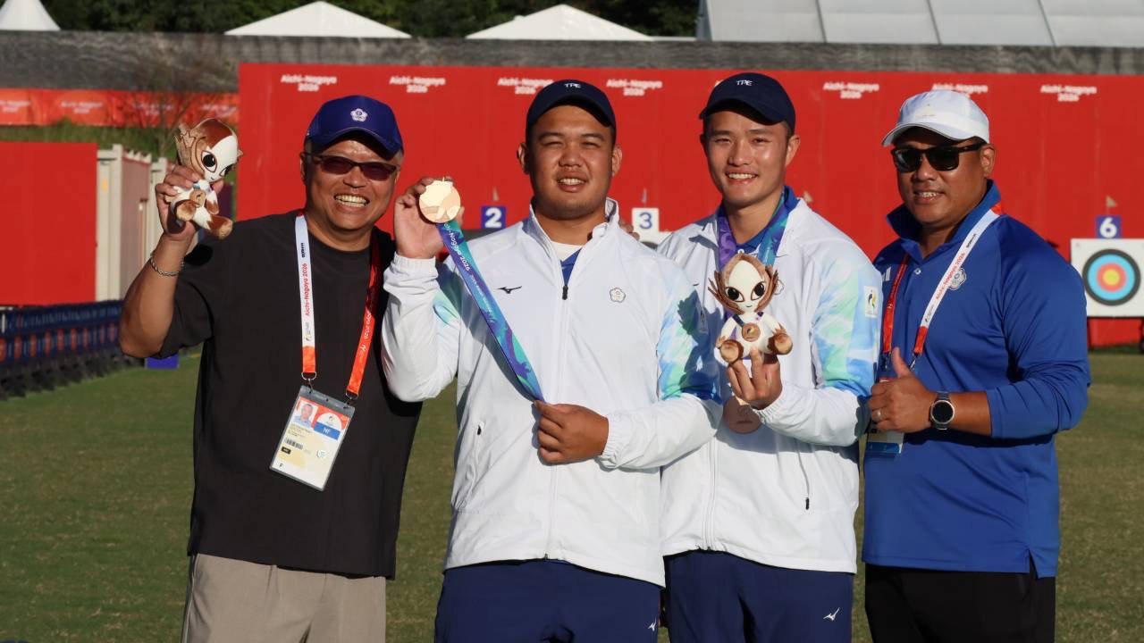 賀！本校射箭隊林子翔、鄭翔暉參加2026年亞洲運動會榮獲反曲弓男子團體銅牌佳績